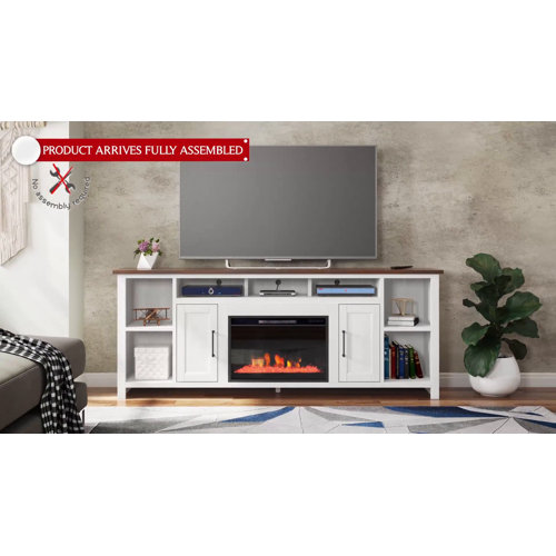 Three Posts™ Cayuta TV Stand for TVs up to 88" with Fireplace Included